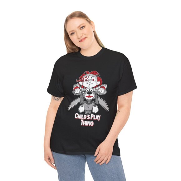 Unisex Toy Story Horror Movie Chucky Childs Play Disney Halloween T-Shirt - Picture 3 of 6